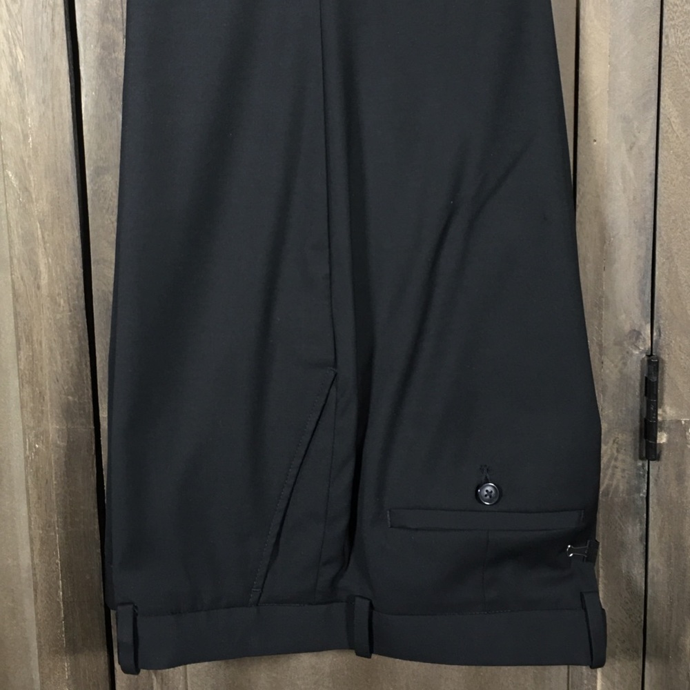 Perry Ellis City Fit Suit (pant), Black, 34W/32L